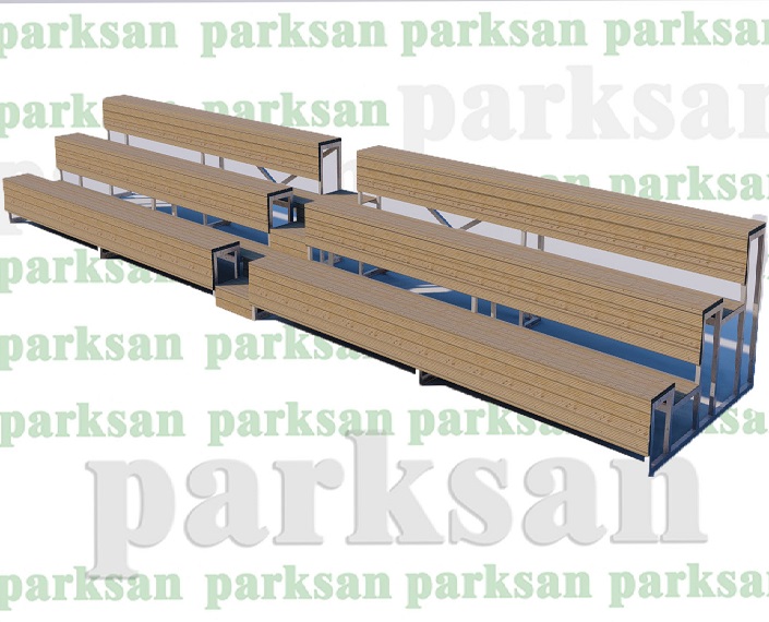 Ahşap Tribün Oturma Grubu - 60704