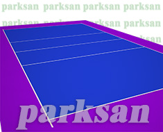 61400-06 Akrilik Zemin Kaplama Uygulaması (Voleybol Sahası)