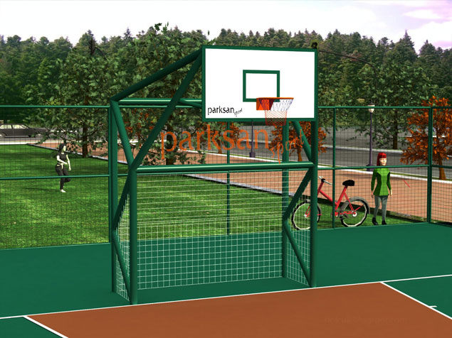 Basketbol Sahası Ekipmanları / Basketbol Potası Ve Futbol Kalesi - 60298