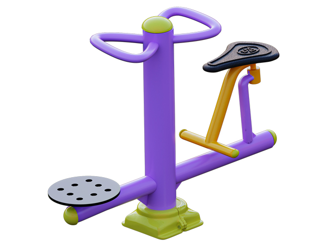 Çocuk Seri Park Spor Aletleri  / Çocuk Ayakta ve Oturarak Bel Esnetme Spor Aleti - 81106