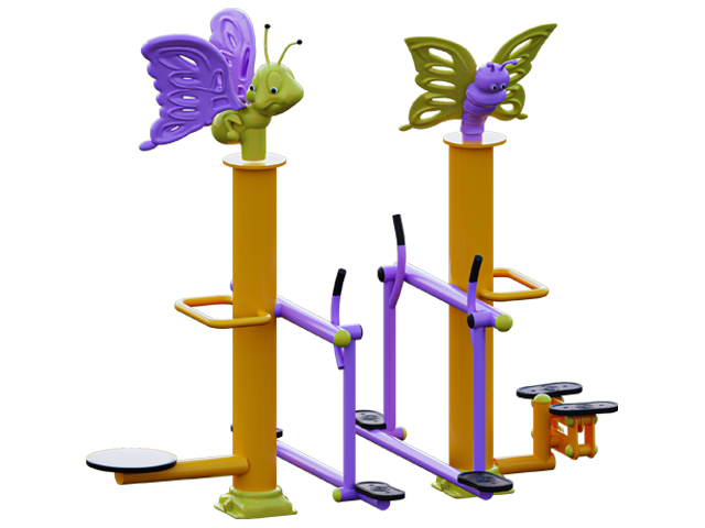 Çocuk Seri Park Spor Aletleri  / Çocuk Spor Aleti 4'lü Takım - 81114