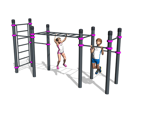 Açık Hava Bar ve Barfiks Spor Aletleri Çocuk Seri / Bar ve Barfiks Spor Aleti Çocuk Seri - 3