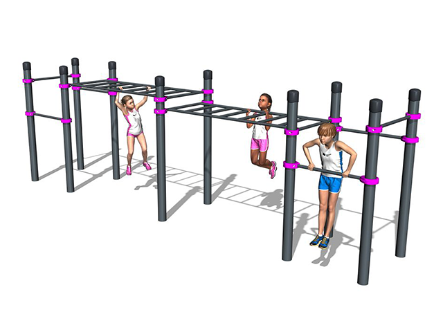 Açık Hava Bar ve Barfiks Spor Aletleri Çocuk Seri / Bar ve Barfiks Spor Aleti Çocuk Seri - 4