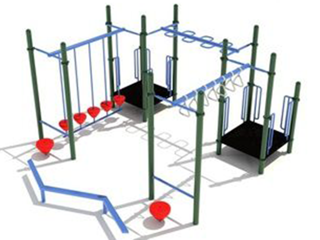 Açık Hava Bar ve Barfiks Spor Aletleri Çocuk Seri / Bar ve Barfiks Spor Aleti Çocuk Seri - 7