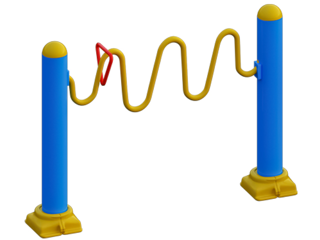 Park Spor Aletleri - Engelsiz Seri / Açık Hava Park Spor Aletleri - Engelli - Engelsiz Seri Üçgen Gezdirme - 81650