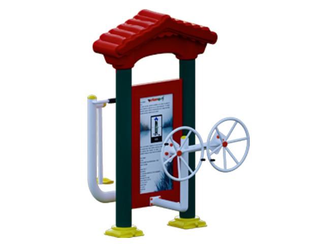 Park Spor Aletleri Panolu Seri / Park Spor Aletleri Panolu Havada Yürüyüş ve Kol Çevirme - 81503