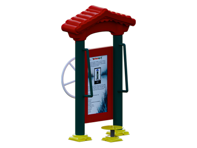 Park Spor Aletleri Panolu Seri / Park Spor Aletleri Panolu Kol Çevirme ve Ayakta Bel Esnetme - 81508