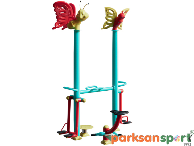 Park Spor Aletleri Çocuk Seri / Çocuk Spor Aleti 4'lü Takım - 81113