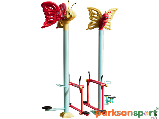 Park Spor Aletleri Çocuk Seri / Çocuk Spor Aleti 4'lü Takım - 81114