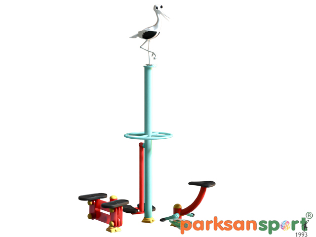 Park Spor Aletleri Çocuk Seri / Çocuk Spor Aleti 3'lü Takım - 81111