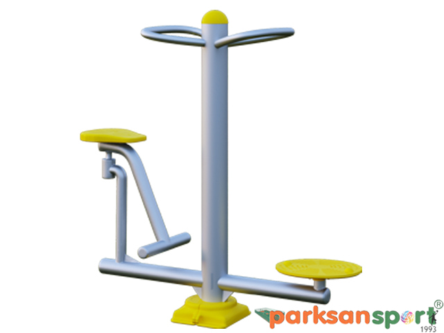 Park Spor Aletleri Eko Seri / Ayakta ve Oturarak Bel Esnetme Spor Aleti - 81158