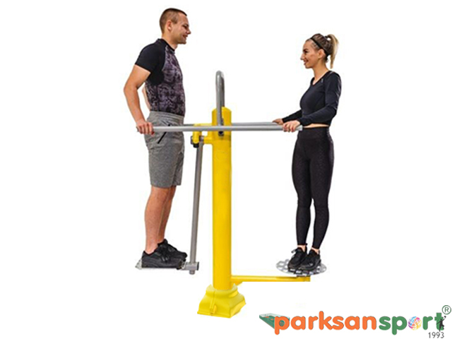 Park Spor Aletleri Eko Seri / Ayakta Bel Esnetme ve Yan Salınım Spor Aleti - 81160