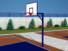 Basketbol Potası Fiber Panyalı(105x180)- 60272