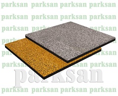 61002-01 Kauçuk Karo Özel Renk (Beyaz - Sarı)