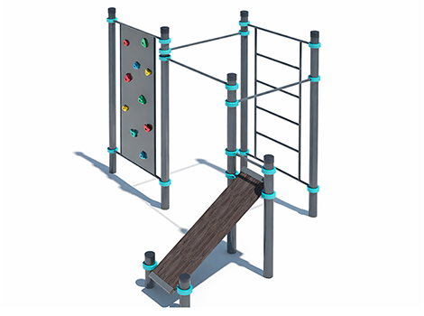 Çocuk Bar, Barfiks ve Mekik Spor Aletleri Seti - 81950