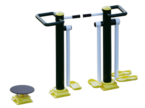 Açık Hava Çoklu Spor Aleti Yürüyüş Aleti, Yan Salınım ve Ayakta Bel Esnetme - 81405