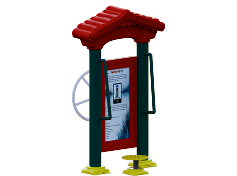 Park Spor Aletleri Panolu Kol Çevirme ve Ayakta Bel Esnetme - 81508