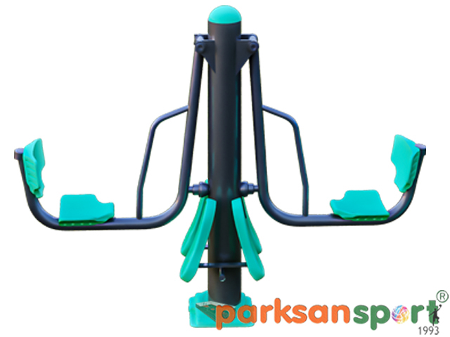 Park Spor Aletleri Belediye Tipi / Park Spor İkili Bacak İtme Aleti - 81325