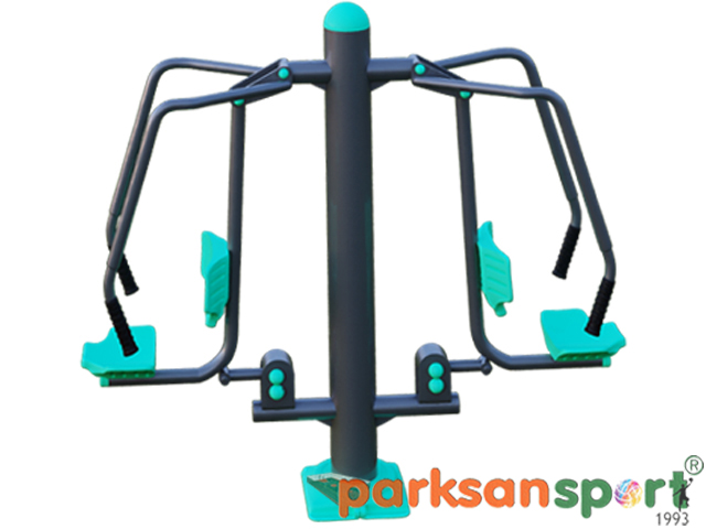 Park Spor Aletleri Belediye Tipi / Park Spor İkili Sırt Güçlendirme Aleti - 81336