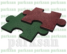 61004-01 Kauçuk Karo Puzzle Modeli Standart Renkler